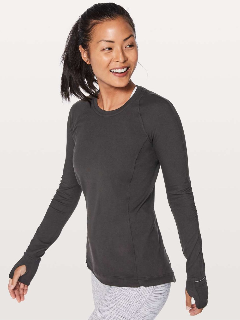 Lululemon Runderful Long Sleeve Top Black First Release